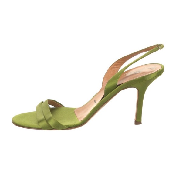 Vera Wang Shoes - Vera Wang Satin Slingback Heels Women’s Size 7